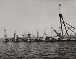 Hafun costruzione del pontile per il trasporto del sale