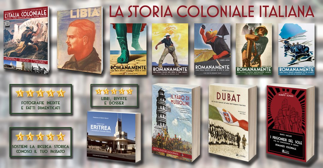 Pubblicazioni storia coloniale italiana_libri