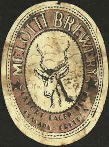 1945 birra MELOTTI BREWERY