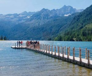 Ceresole (TO)-inaugurazione-pontile_Duca degli Abruzzi