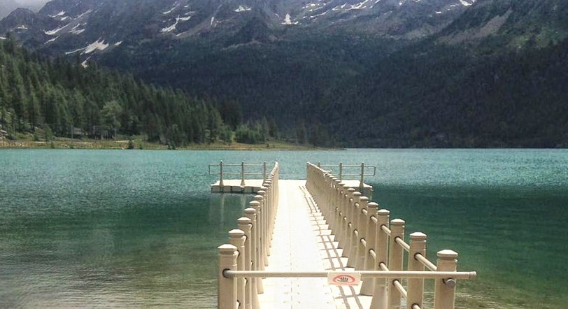 Ceresole_ Pontile Duca degli Abruzzi