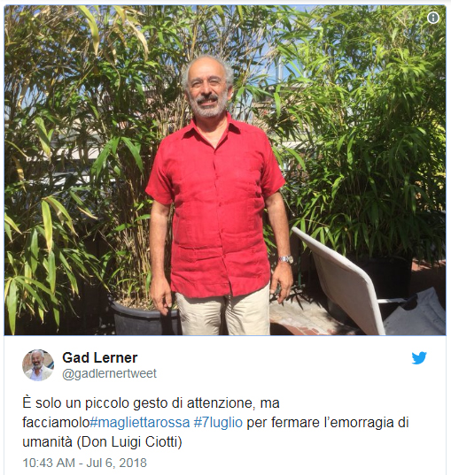 Gad_Lerner_maglietta rossa_rolex