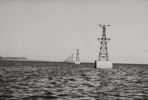 Hafun teleferica per il trasporto del sale sulle navi