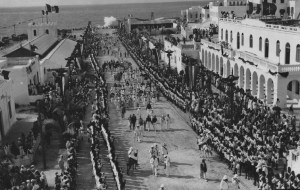 L’arrivo di S.A.R. il Principe di Piemonte - L’aspetto del Viale del Re dopo il passaggio del corteo di SAR