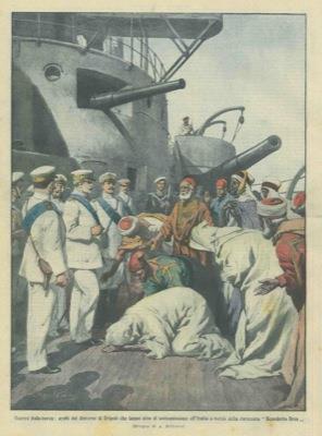 tribù libeche in atto di sottomissione