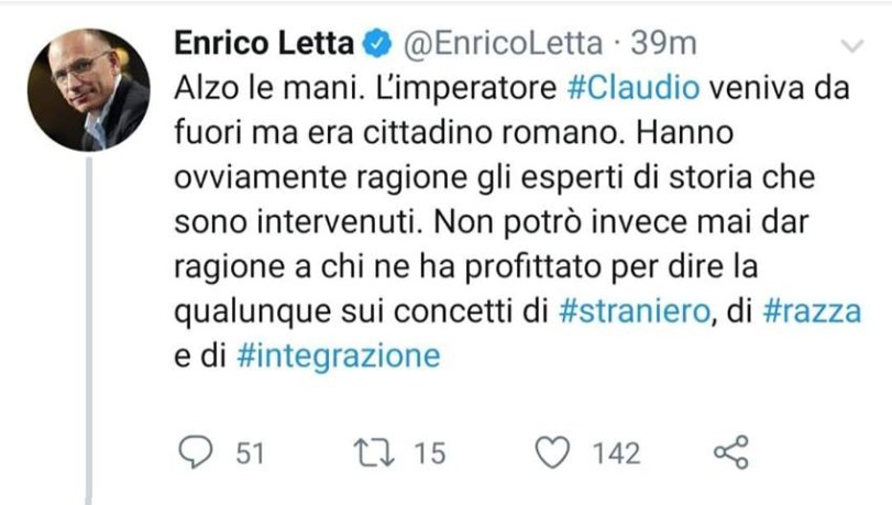 Enrico Letta_Imperatore Claudio