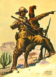 Soldato italiano e coloniale